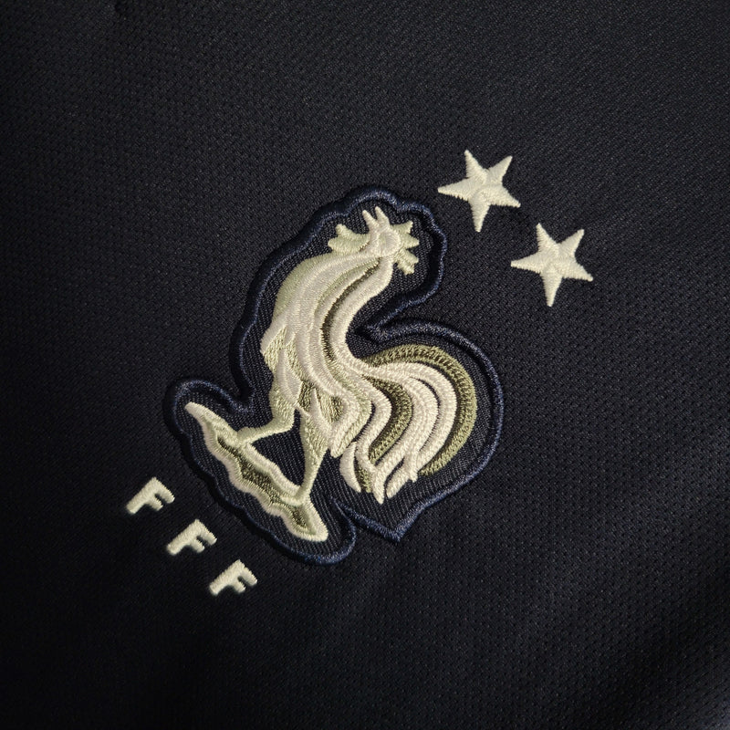 Camisa França Home Manga Longa 2018 Torcedor Nike Masculina - Azul Marinho