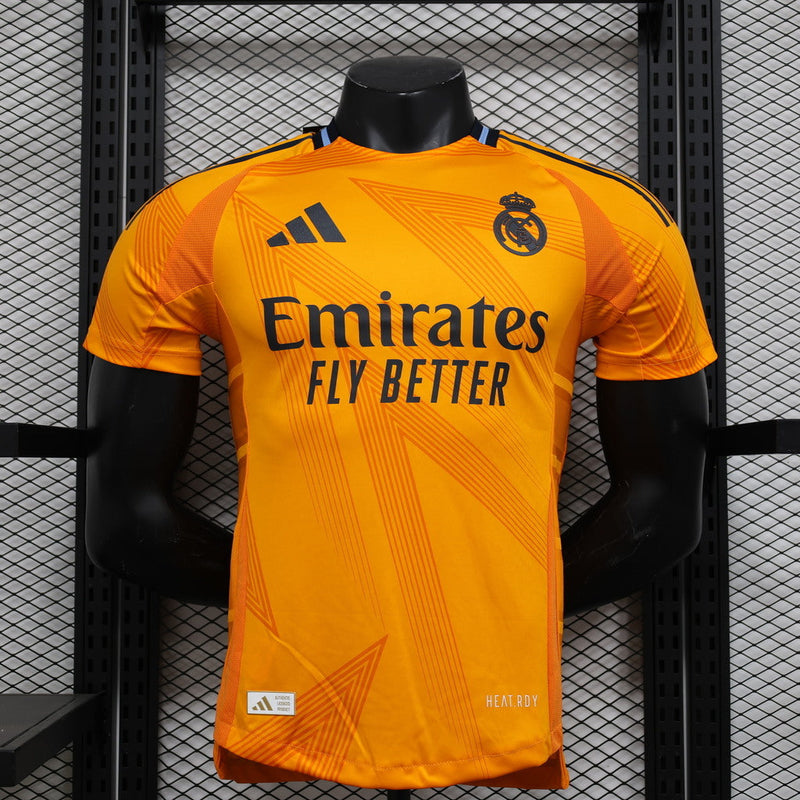 Camisa Real Madrid Away 24/25 Jogador Adidas Masculino - Laranja