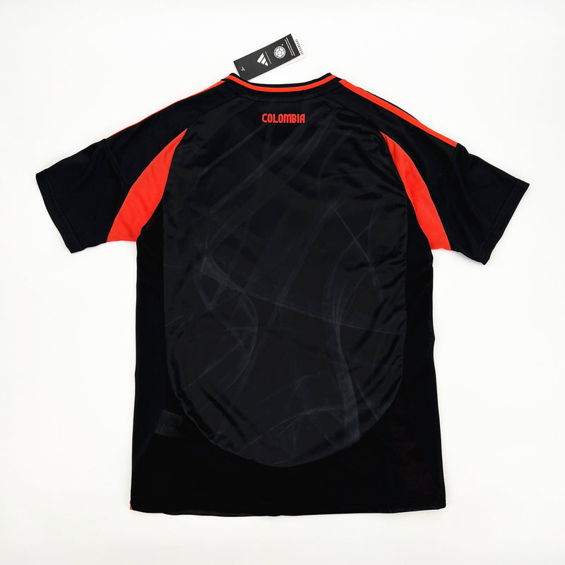 Camisa Colômbia Away 24/25 Torcedor Adidas Masculina - Preta e Laranja