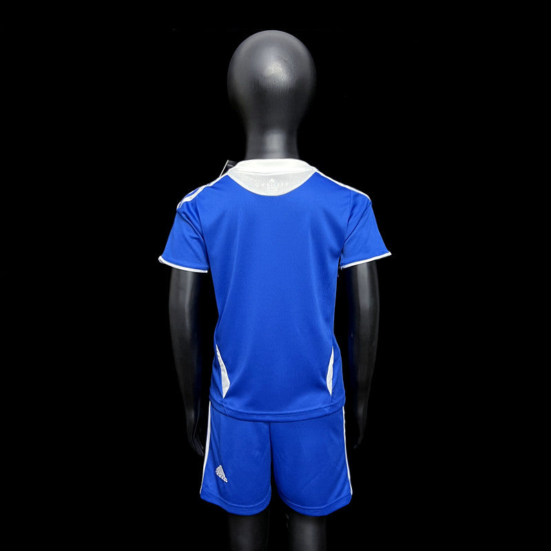 Kit Infantil Chelsea Retrô Home 2012 Camisa + Shorts Nike  Unissex - Azul