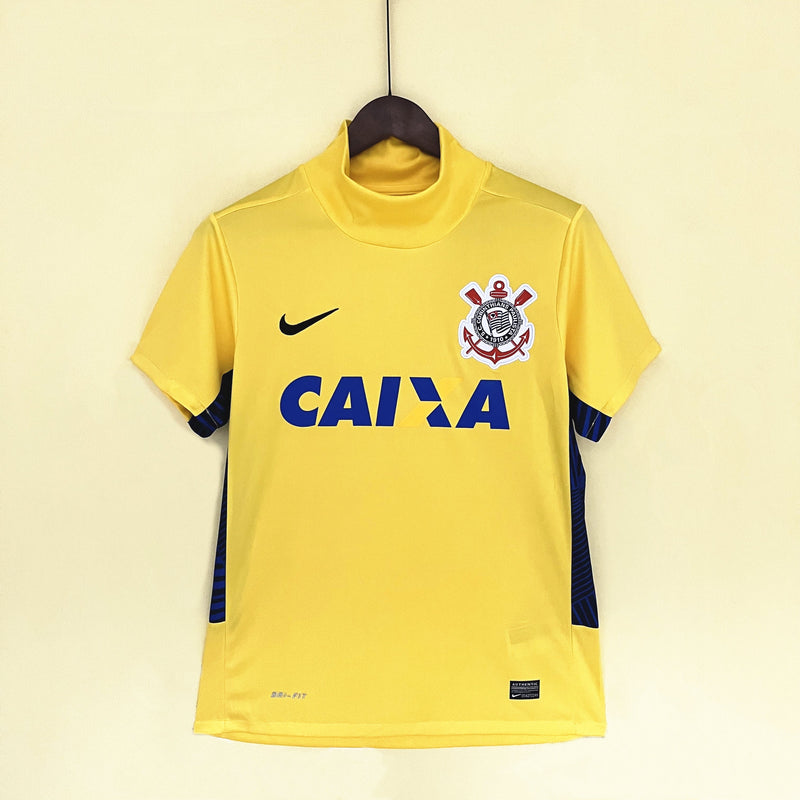 Camisa Corinthians Retro Goleiro 14/15 Torcedor Nike Masculina - Amarelo