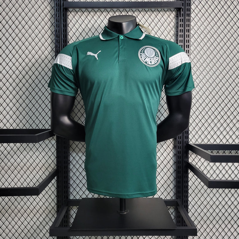 Palmeiras Polo Treino 23/24 Torcedor Puma Masculino - Verde Escuro