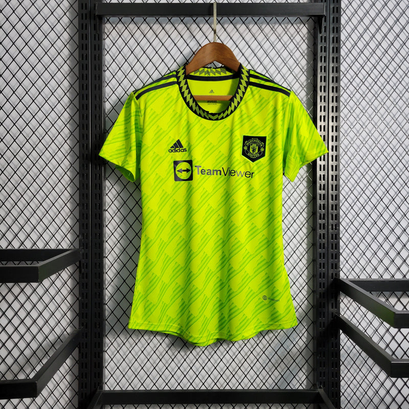 Camisa Manchester United Third 22/23 Torcedor Adidas Feminino - Verde