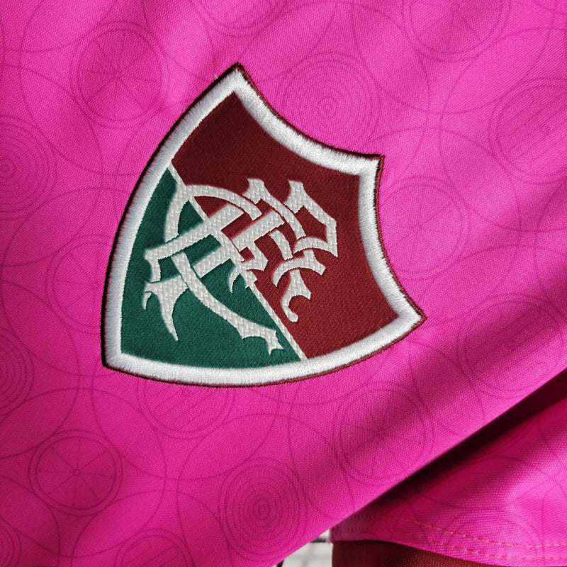 Camisa Fluminense Outubro Rosa 23/24 Umbro Feminina - Rosa