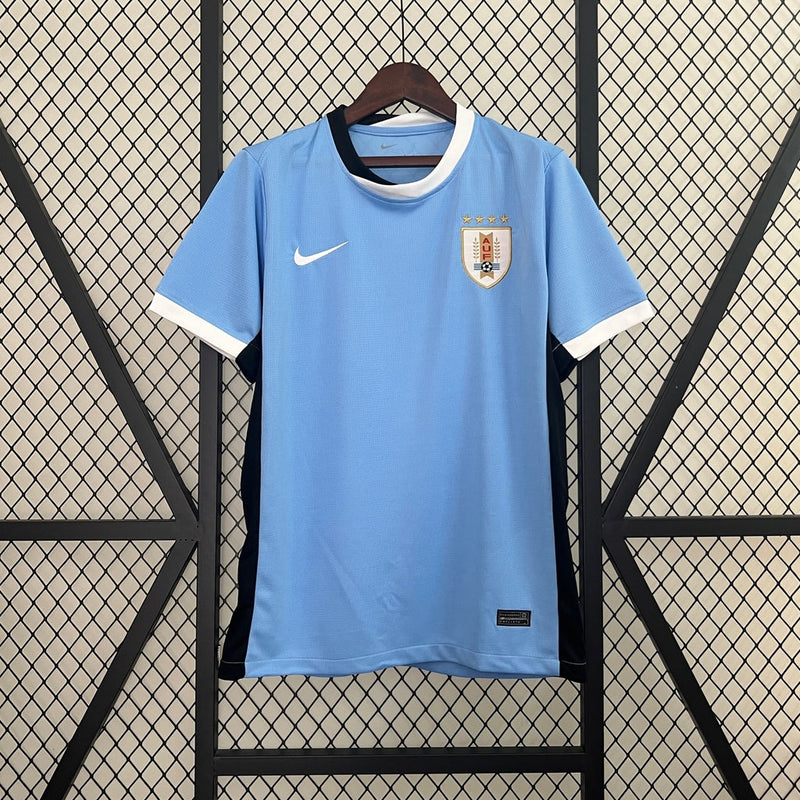 Camisa Uruguai Home 24/25 Torcedor Nike Masculina - Azul