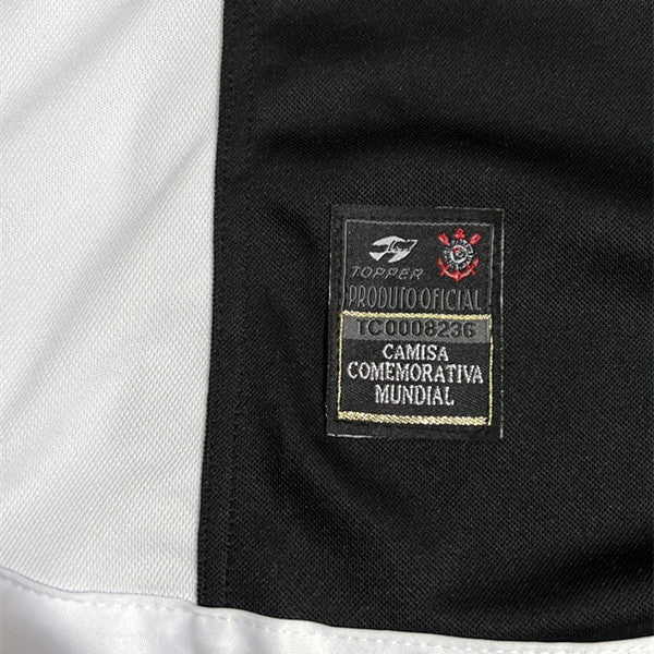 Camisa Corinthians Retro Away 2000 Torcedor Topper Masculina - Preto