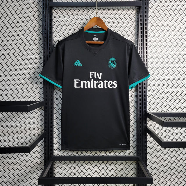 Camisa Real Madrid Retrô Third 17/18 Adidas Masculina - Preto