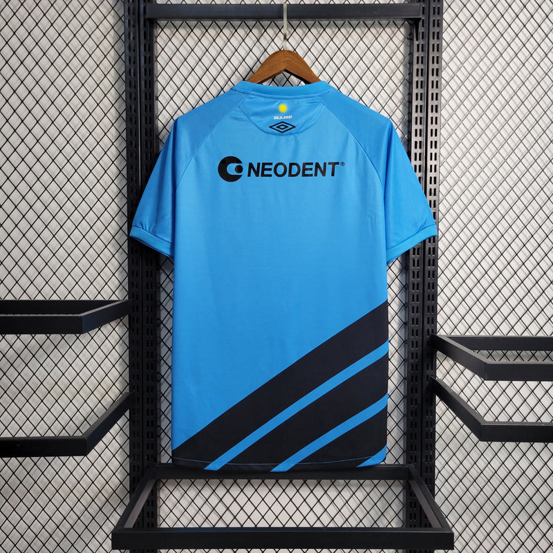 Camisa Athletico Paranaense Third 23/24 Torcedor + Patrocínios Umbro Masculino - Azul