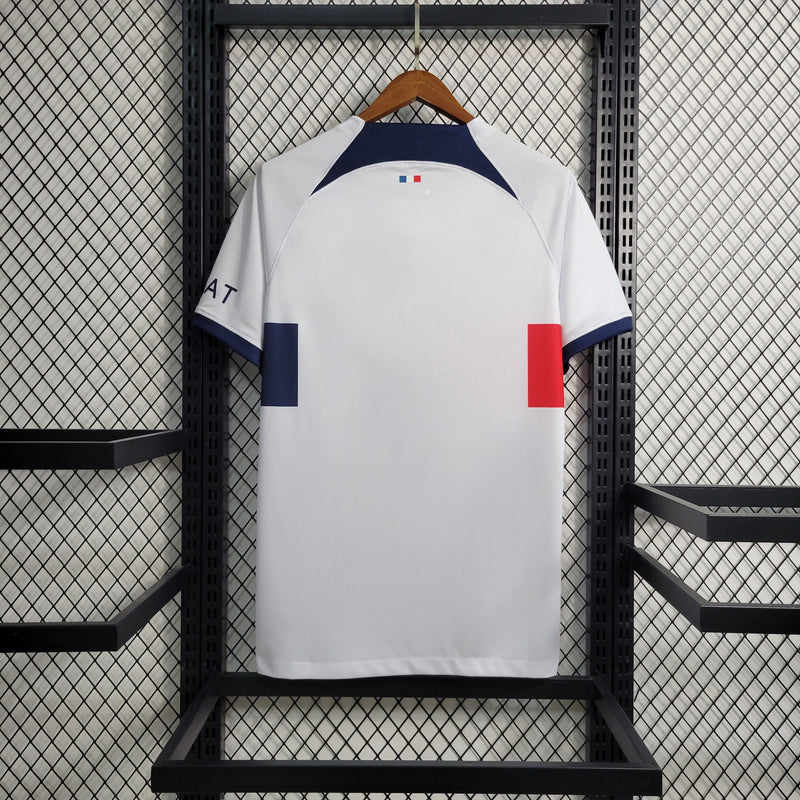 Camisa PSG Away 23/24 Torcedor Jordan Masculina - Branca