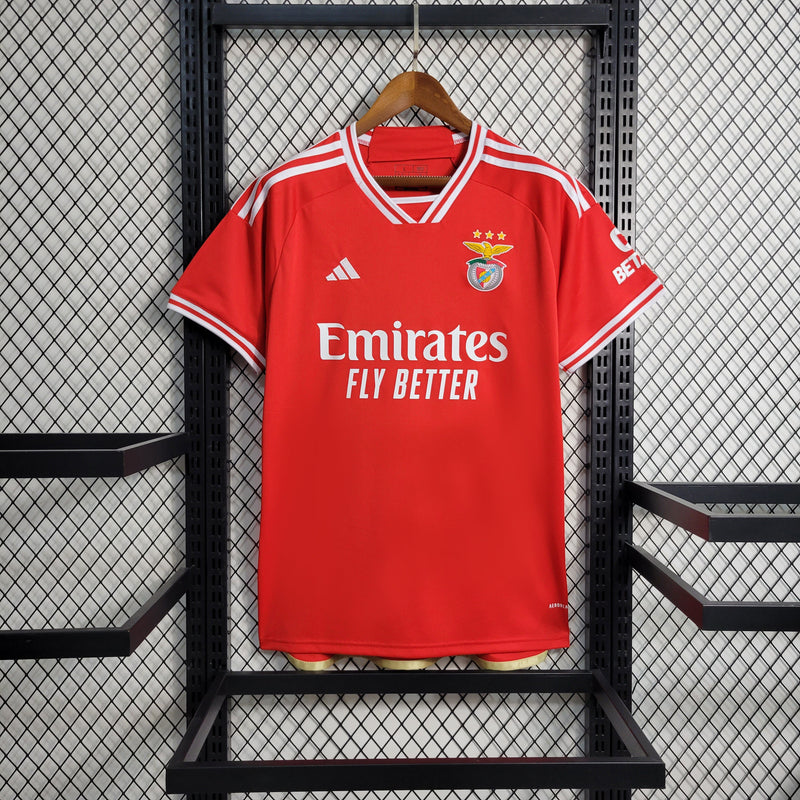 Camisa Benfica Home 23/24 Torcedor Adidas Masculina - Vermelha