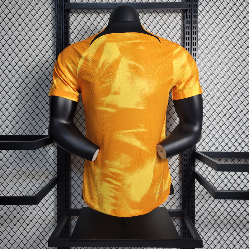 Camisa Holanda Home 22/23 Jogador Nike Masculina - Laranja