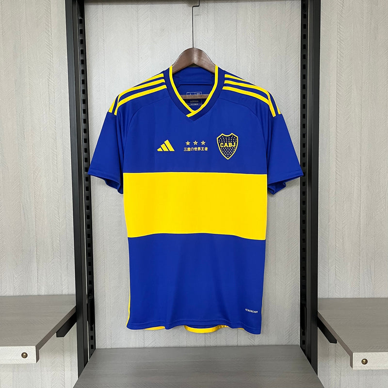 Camisa Boca Jrs Edição Especial 23/24 Torcedor Adidas Masculina - Azul e Amarelo