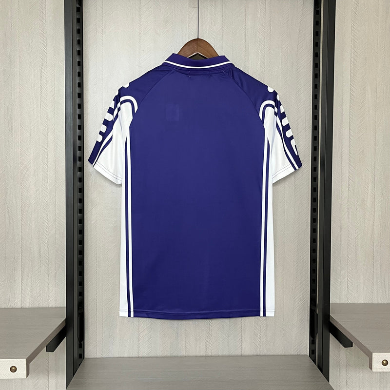 Camisa Fiorentina Home Retro 99/00 Torcedor Fila Masculino - Roxo