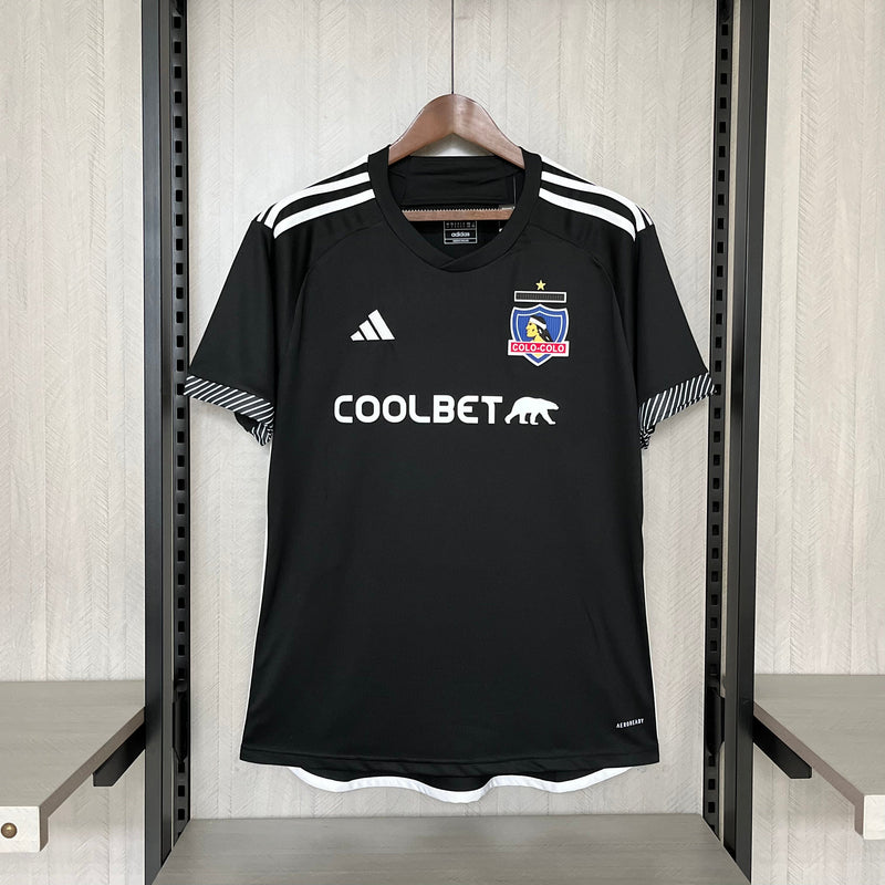 Camisa Colo Colo Away 24/25 Torcedor Adidas Masculina - Preto