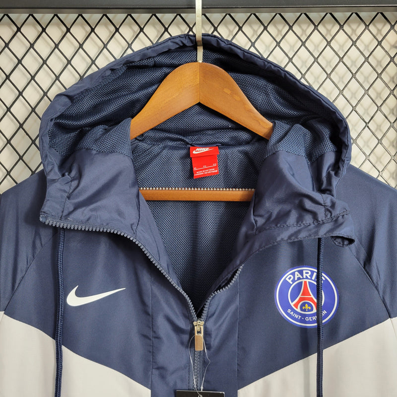 Corta Vento PSG Nike Unissex - Azul Marinho, Branco e Vermelho