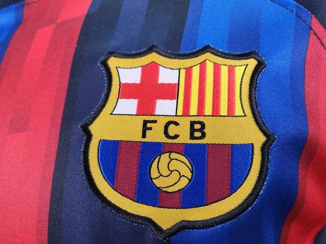 Camisa Barcelona Home 22/23 Torcedor Nike Masculina - Azul e Grená