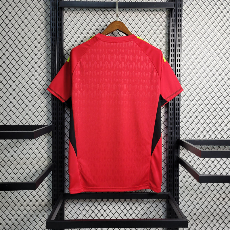 Camisa Argentina Goleiro 22/23 Torcedor Adidas Masculina - Vermelho