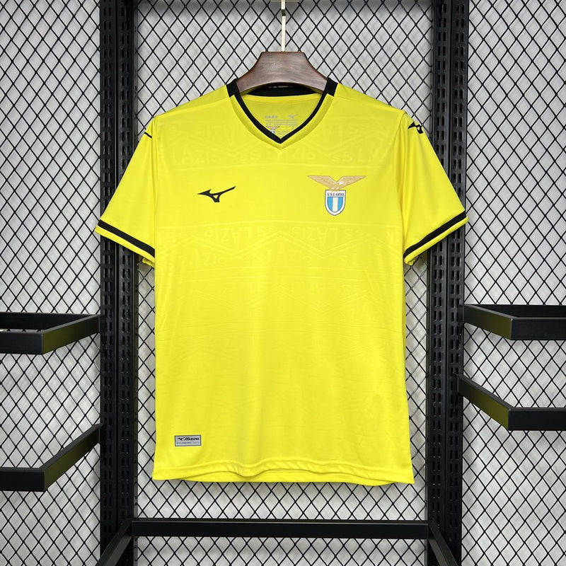 Camisa Lazio Third 24/25 Torcedor Mizuno Masculina - Amarelo