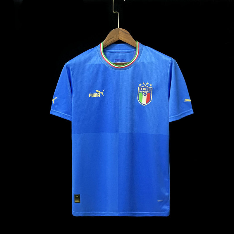 Camisa Itália Home 22/23 Torcedor Puma Masculina - Azul