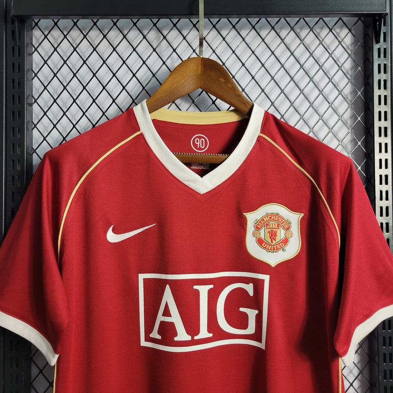 Camisa Manchester United Home Retro 05/06 Nike Masculina - Vermelho