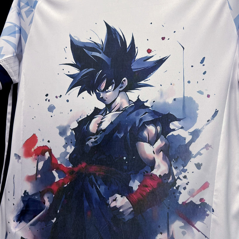 Camisa Japão Edição Dragon Ball 24/25 Torcedor Adidas Masculina - Branca e Azul