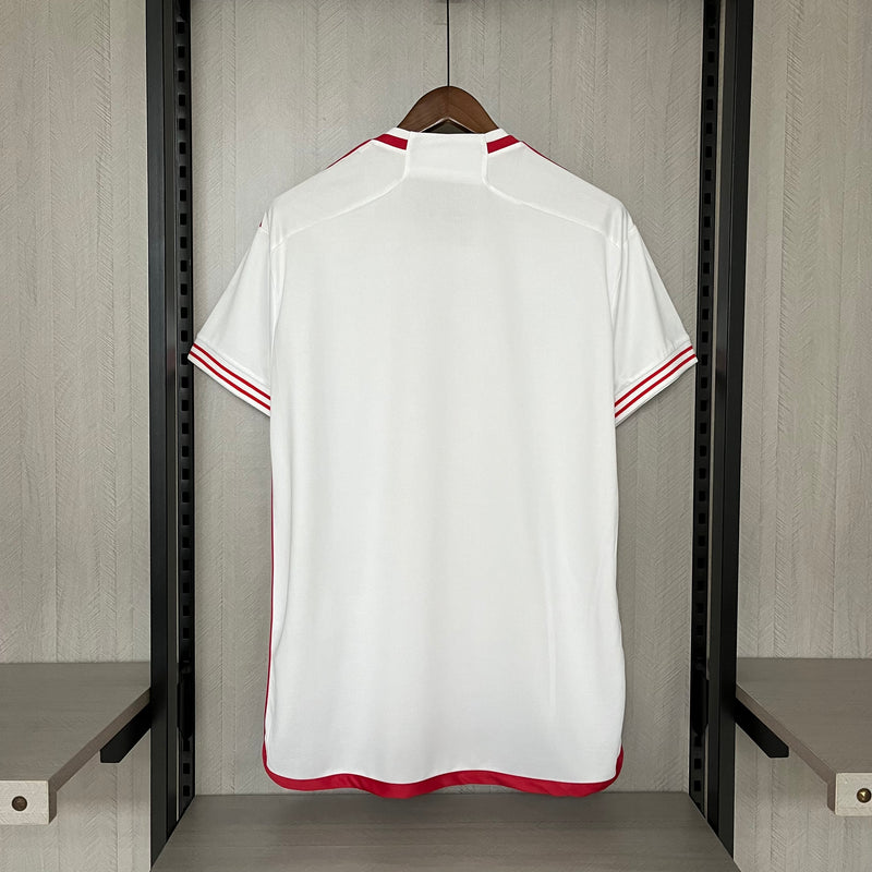 Camisa Internacional Away 24/25 Torcedor Adidas Masculino - Branco e Vermelho