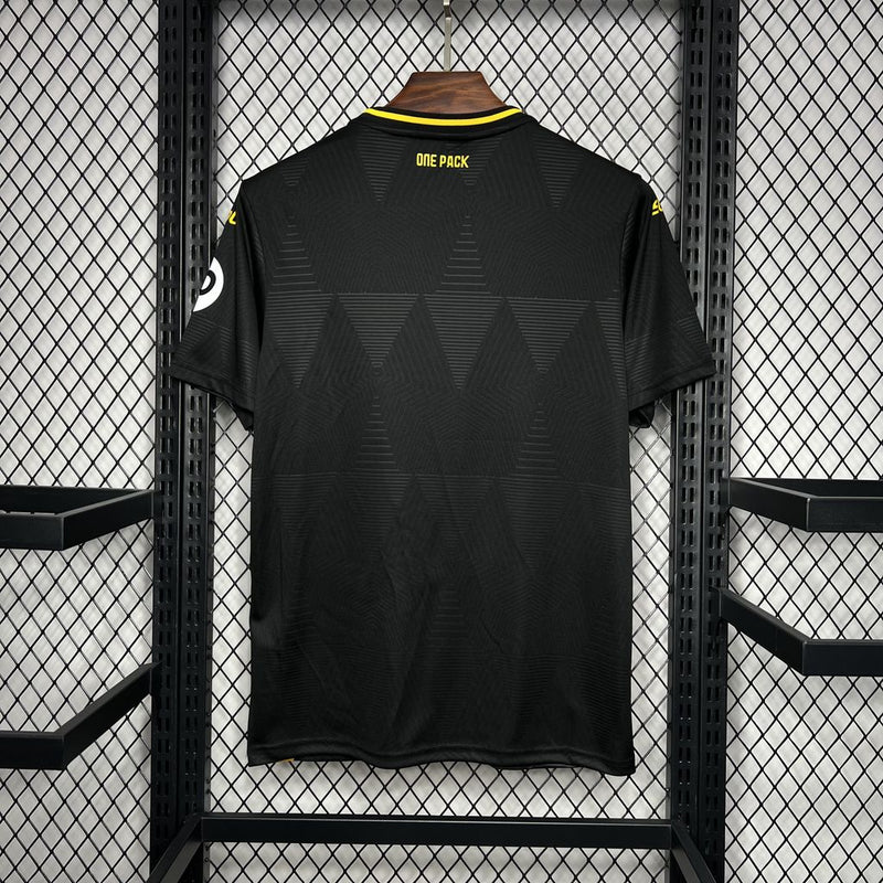 Camisa Wolves Away 24/25 Torcedor Sudu Masculina - Preto