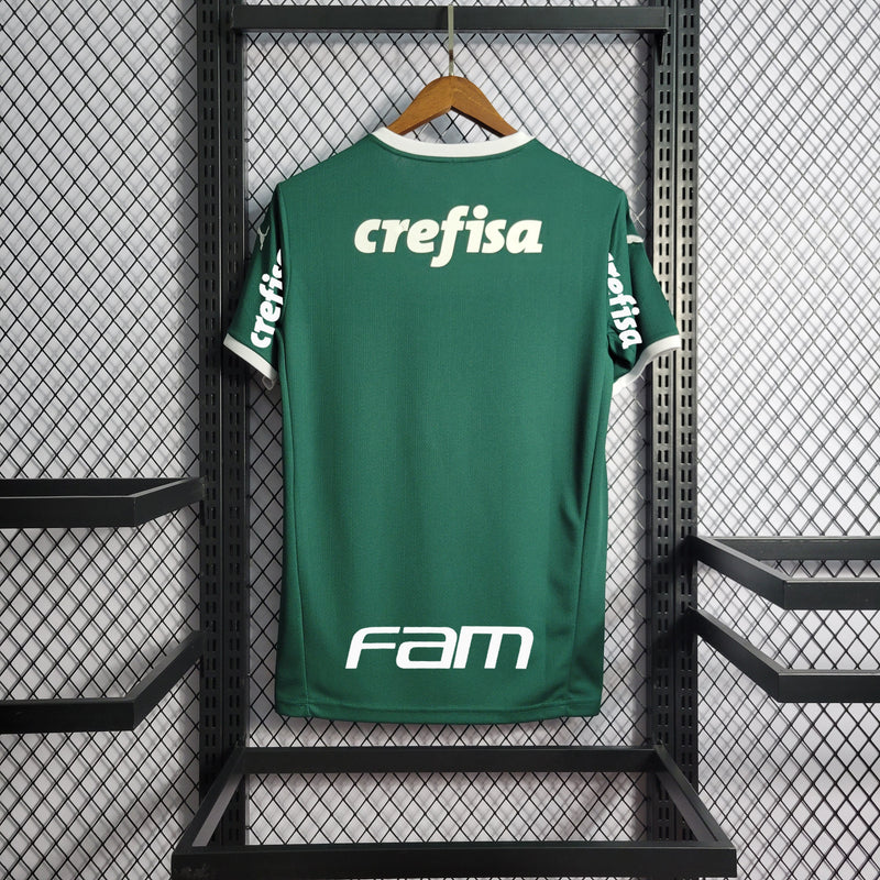 Palmeiras Home 22/23 Torcedor + Todos os Patrocínios + Patches Libertadores Puma Masculino - Verde