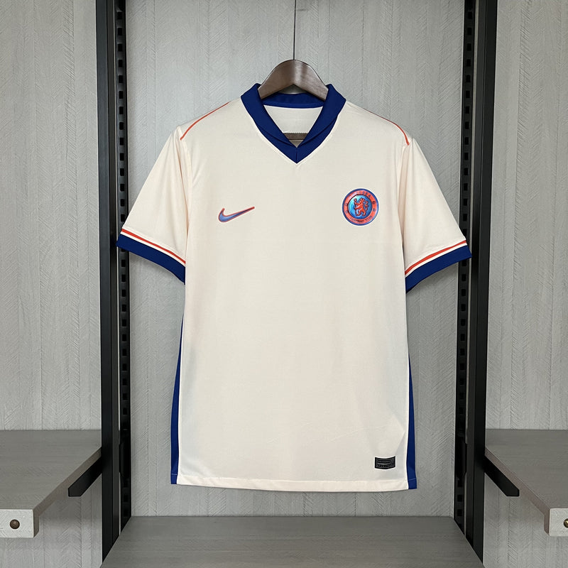 Camisa Chelsea Away 24/25 Torcedor Nike Masculina - Bege