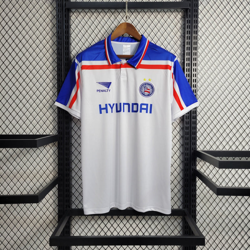 Camisa Bahia Home Retro 1998 Torcedor Penalty Masculina - Branco