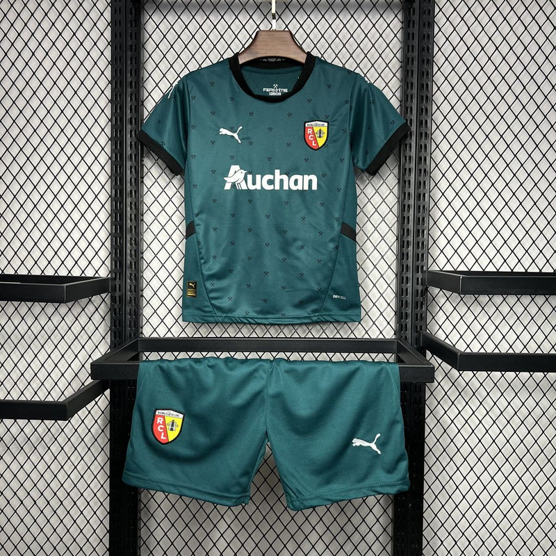 Kit Infantil RC LENS Away 24/25 Puma Unissex - Verde