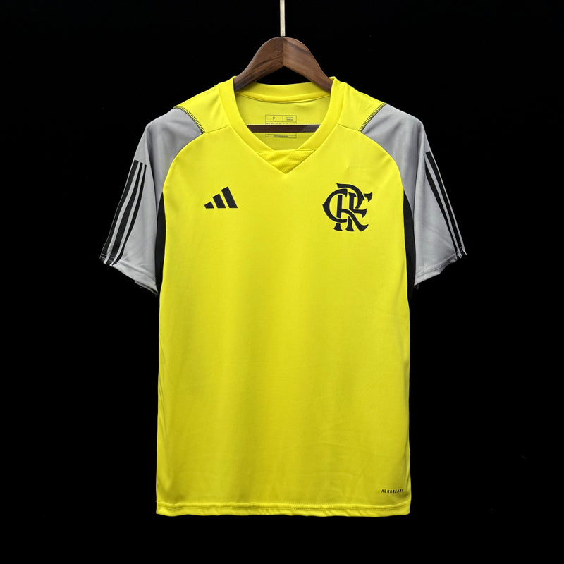 Camisa Flamengo Treino 24/25 Torcedor Adidas Masculina - Amarela