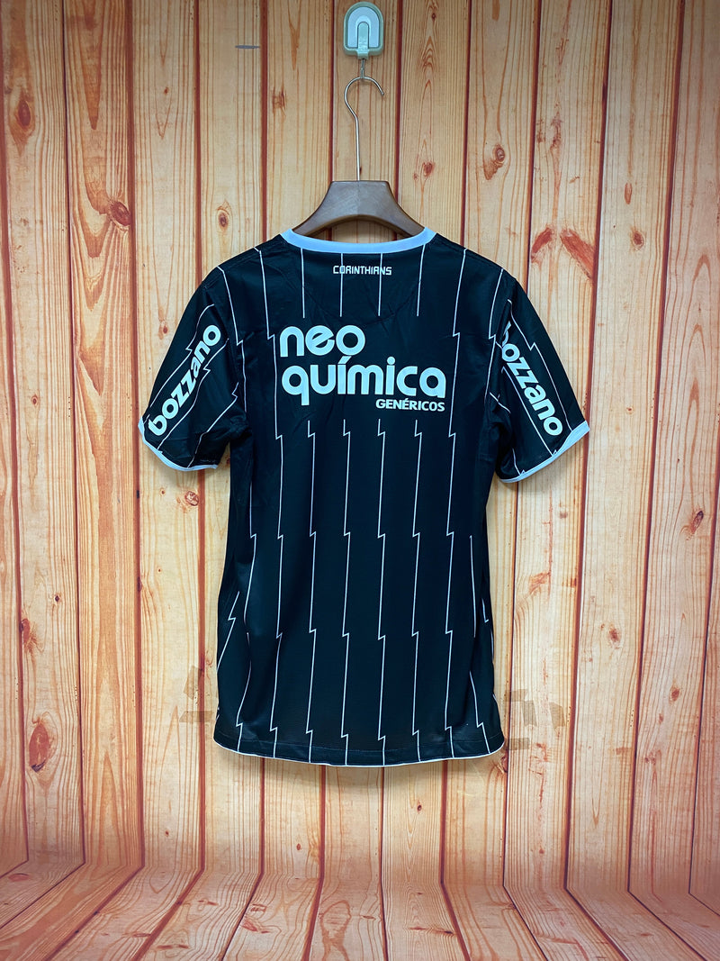 Camisa Corinthians Retro Away 11/12 Torcedor Nike Masculina - Preto