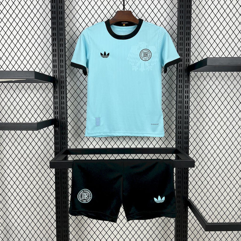 Kit Infantil Alemanha Edição Especial 25/26 Adidas Masculina - Azul Claro