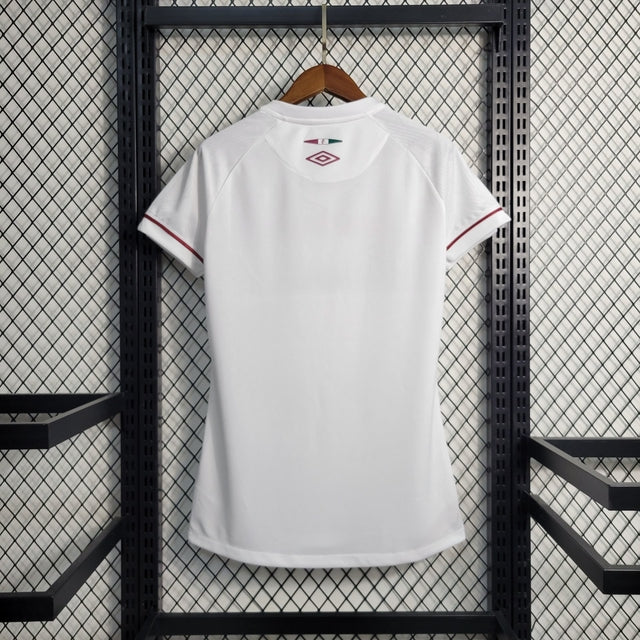 Camisa Fluminense Away 23/24 Torcedor Umbro Feminina - Branca