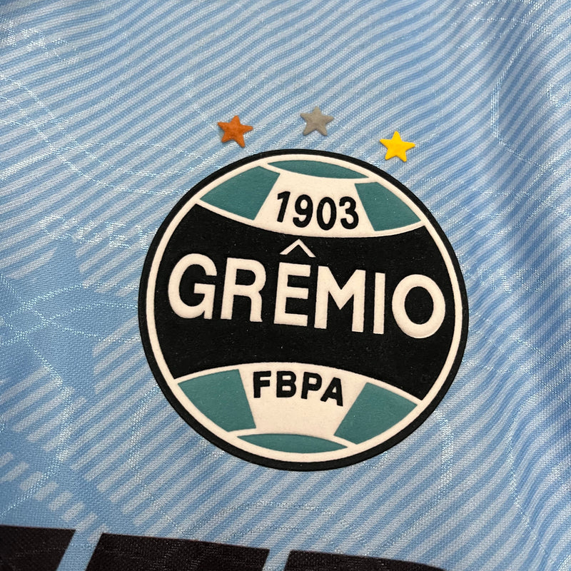 Camisa Grêmio Retrô Third 1995 Torcedor Penalty Masculino - Azul Claro