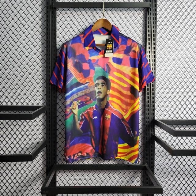 Camisa Barcelona Retrô Especial Romário 1994 Nike Masculino - Azul Grená