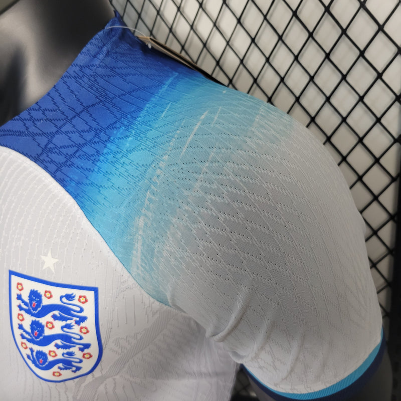 Camisa Inglaterra Home 22/23 Jogador Nike Masculina - Branco e Azul