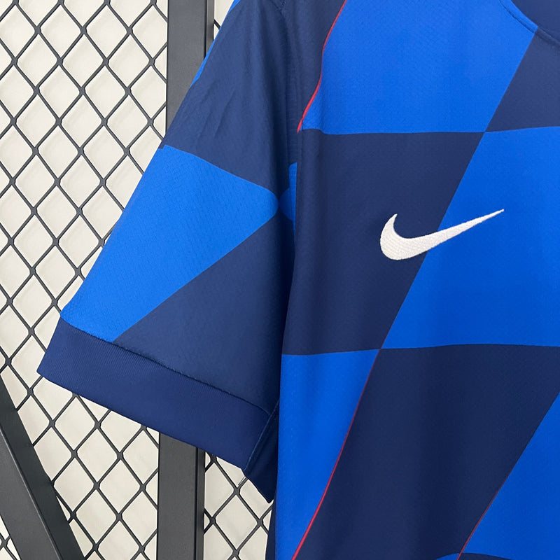 Camisa Croácia Away 24/25 Torcedor Nike Masculina - Azul