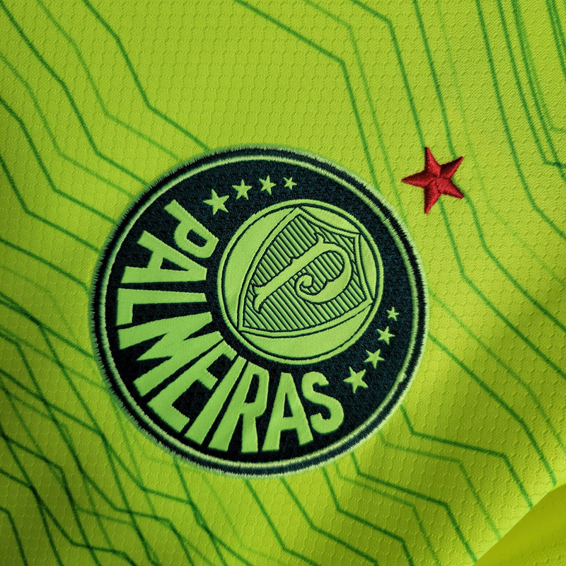 Palmeiras Third Manga Longa 23/24 Torcedor Puma Masculino - Verde Claro