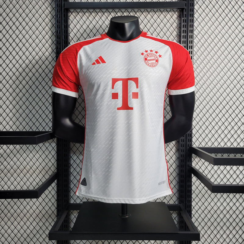 Camisa Bayern München Home 23/24 Jogador Adidas Masculina - Branca