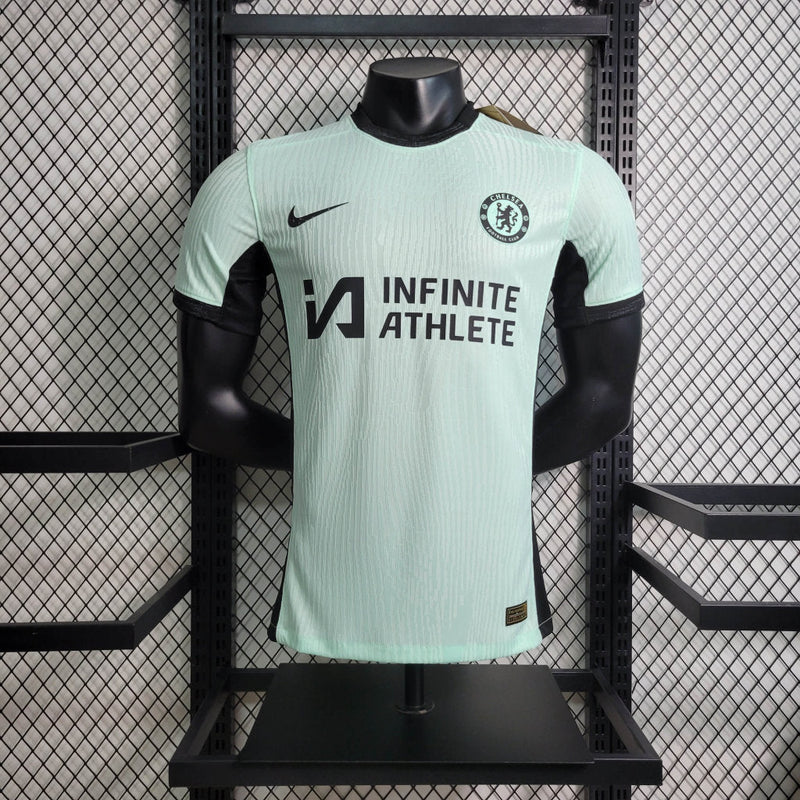 Camisa Chelsea Third 23/24 Jogador Nike Masculina - Verde Florescente