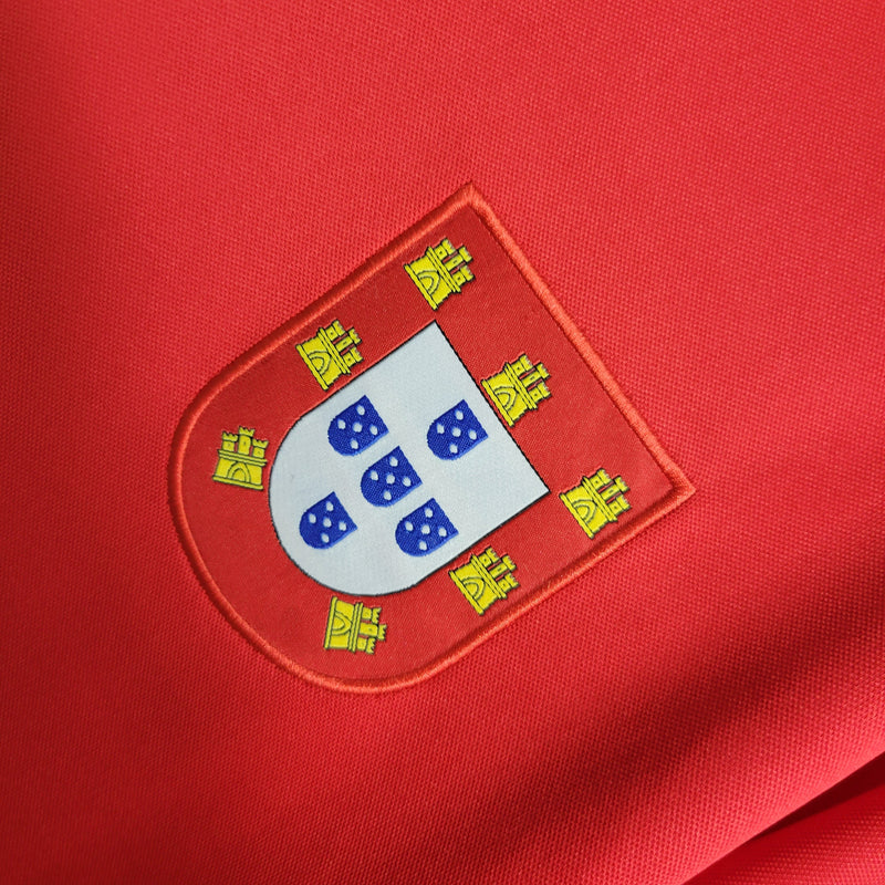 Camisa Portugal Retro 1972 Torcedor Masculina - Vermelha