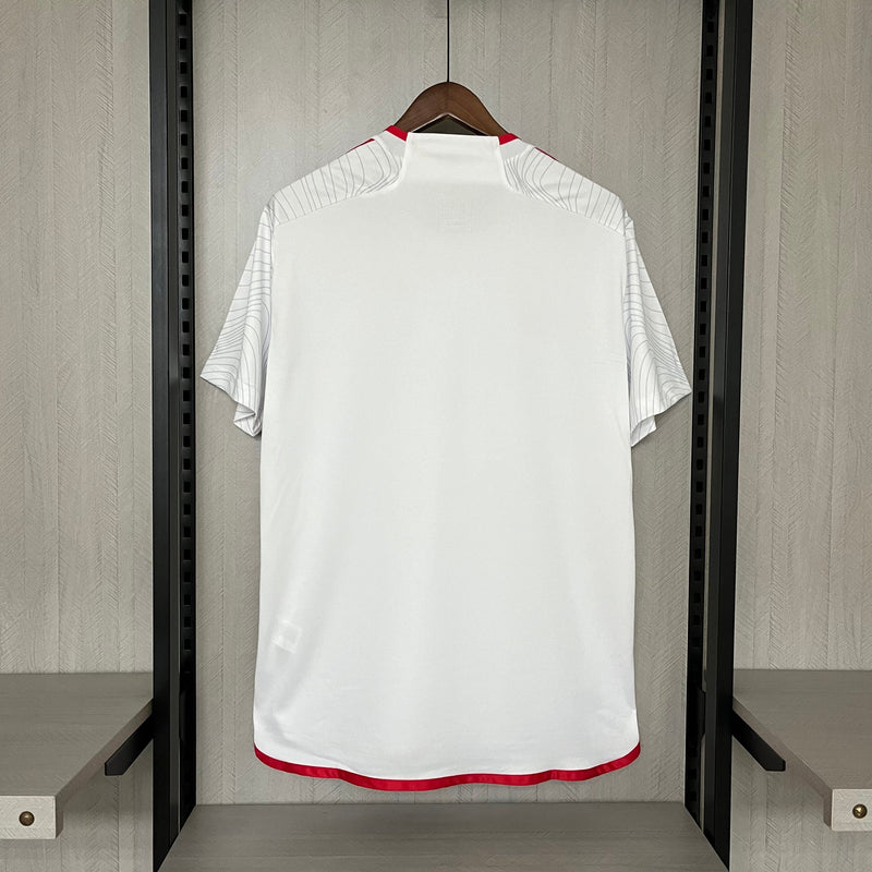 Camisa ST Louis Home 24/25 Torcedor Adidas Masculina - Branca e Vermelho