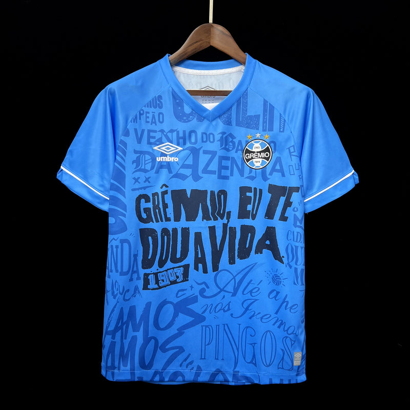 Camisa Grêmio Treino 24/25 Torcedor Umbro Masculino - Azul