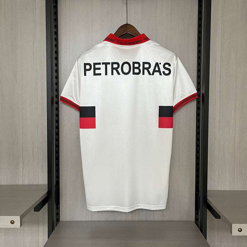 Camisa Flamengo Away Retro 1994 Torcedor Umbro Masculina - Branca