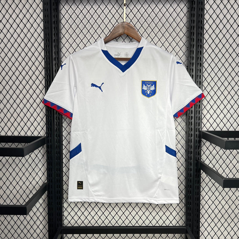 Camisa Sérvia Away 24/25 Torcedor Puma Masculina - Branco