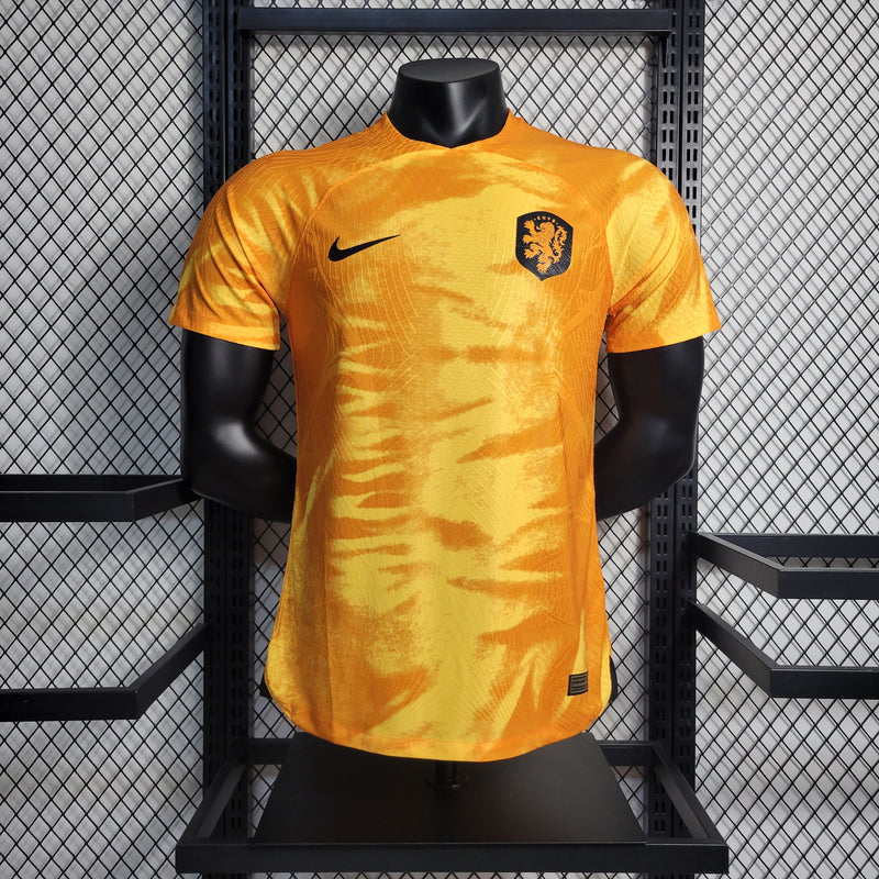 Camisa Holanda Home 22/23 Jogador Nike Masculina - Laranja