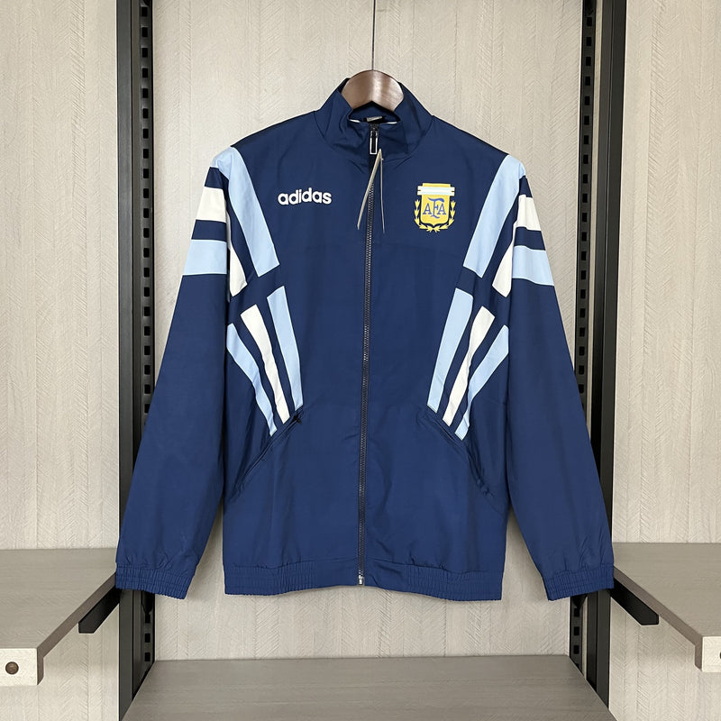 Agasalho Argentina 24/25 Manga Longa Torcedor Adidas Masculina - Azul Escuro