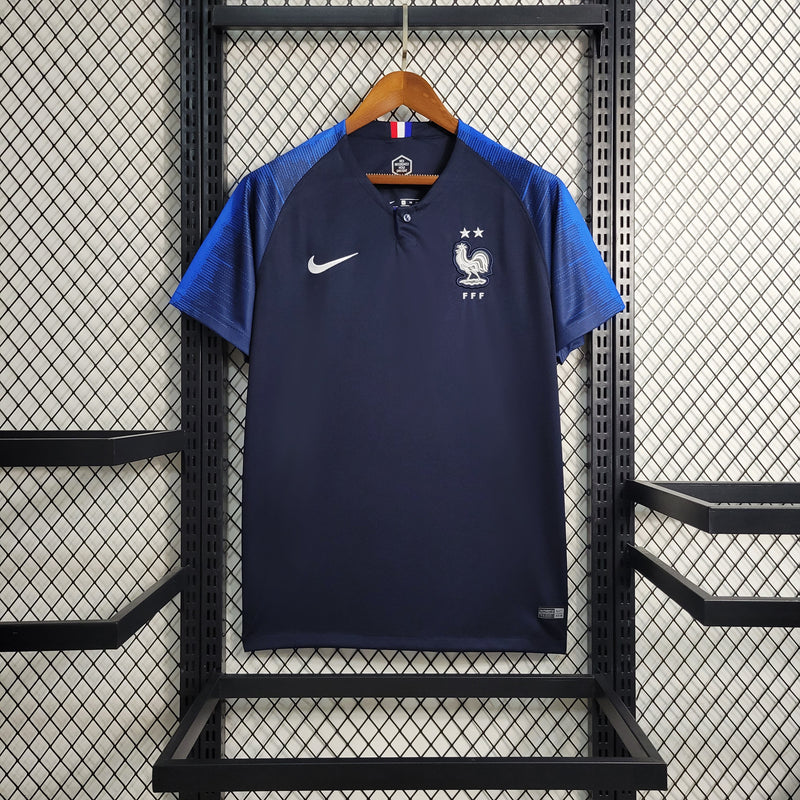 Camisa França Home 2018 Torcedor Nike Masculina - Azul Marinho